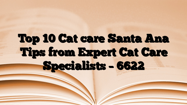 Top 10 Cat care Santa Ana Tips from Expert Cat Care Specialists