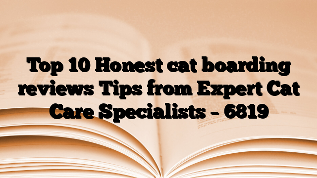 Top 10 Honest cat boarding reviews Tips from Expert Cat Care Specialists