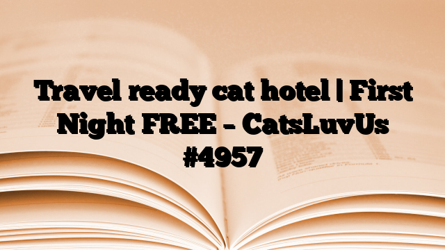 Travel ready cat hotel | First Night FREE – CatsLuvUs