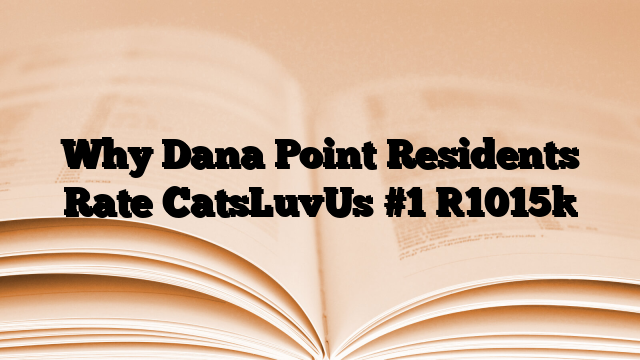 Why Dana Point Residents Rate CatsLuvUs #1