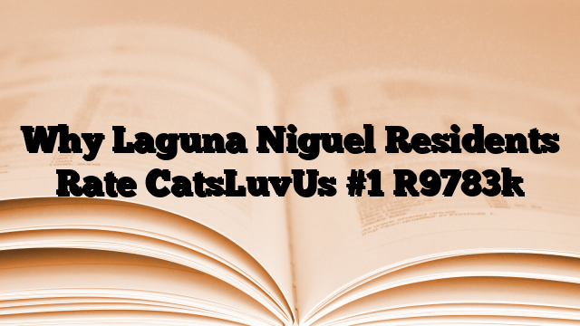 Why Laguna Niguel Residents Rate CatsLuvUs #1