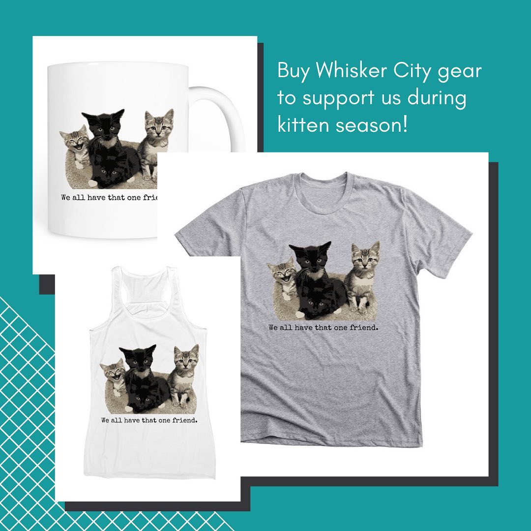Have you purchased your Whisker City gear yet Whisker City