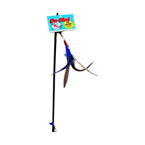 GoCat Da Bird Pull Apart Rod & Bird, 36 in, Assorted Colors