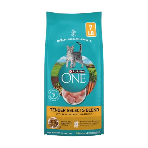 Purina ONE Tender Selects Blend with Real Chicken dry cat food bag