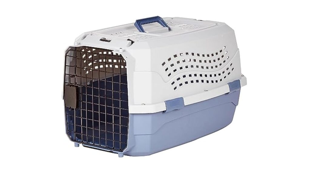 Amazon Basics Sturdy Portable 2-Door Top-Load Hard-Sided Pet Travel Carrier