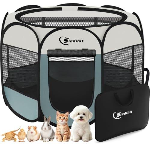 Lightweight foldable cat playpen product