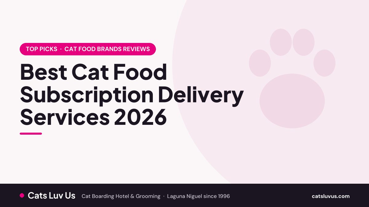 Best Cat Food Subscription Delivery Services 2026