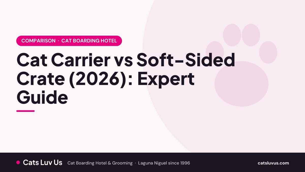 Cat Carrier vs Soft-Sided Crate (2026): Expert Guide