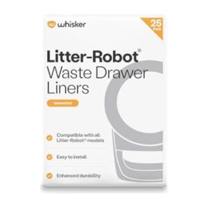 Whisker Waste Drawer Liners, 25 pack