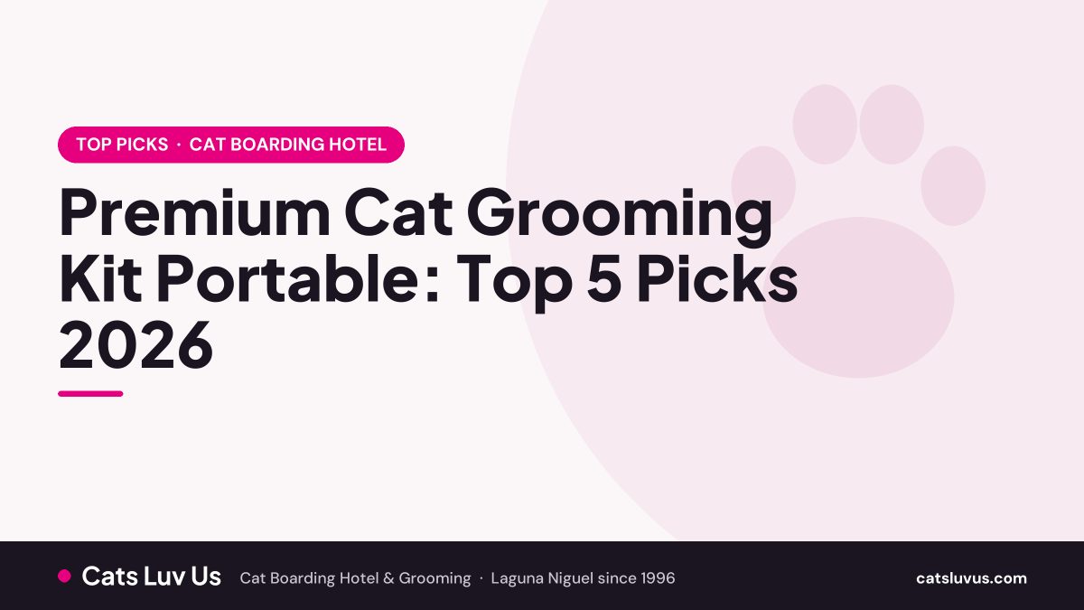 Premium Cat Grooming Kit Portable: Top 5 Picks 2026