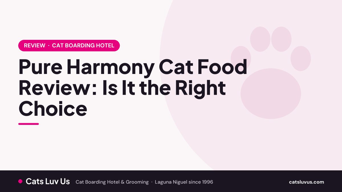 Pure Harmony Cat Food Review: Is It the Right Choice