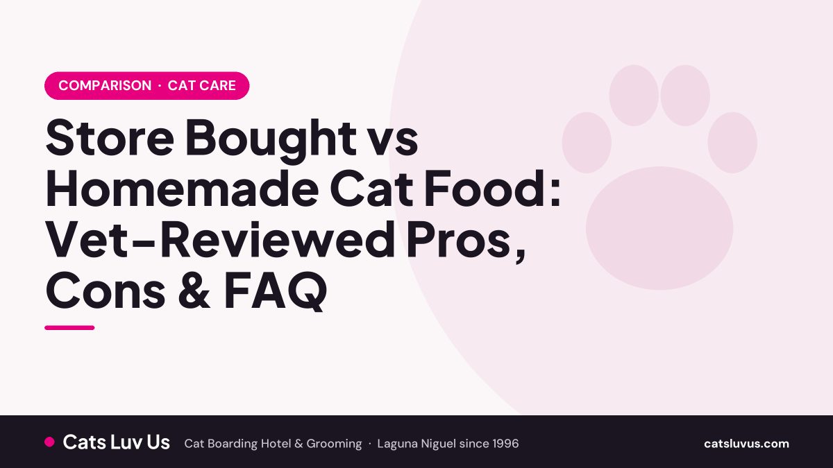 Store Bought vs Homemade Cat Food: Vet-Reviewed Pros, Cons & FAQ