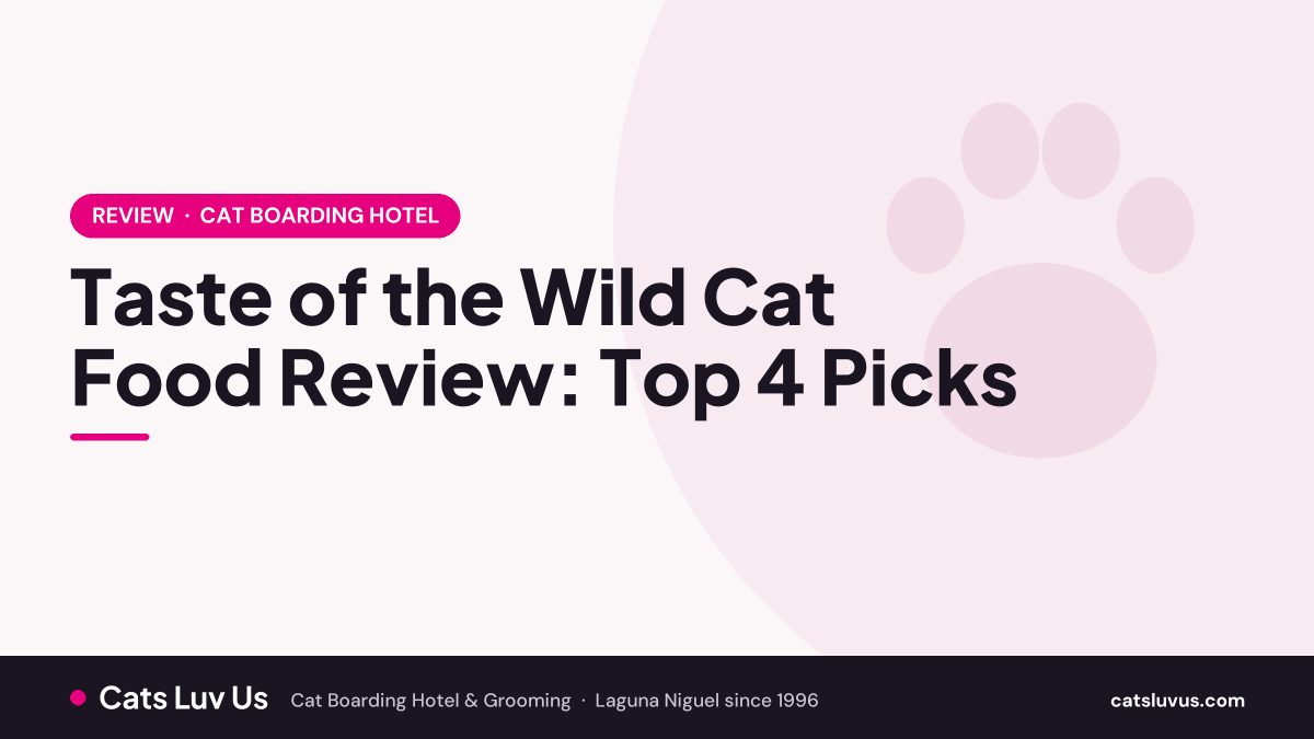 Taste of the Wild Cat Food Review: Top 4 Picks