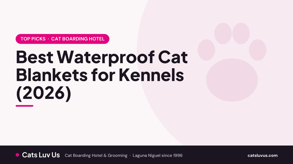 Best Waterproof Cat Blankets for Kennels (2026)